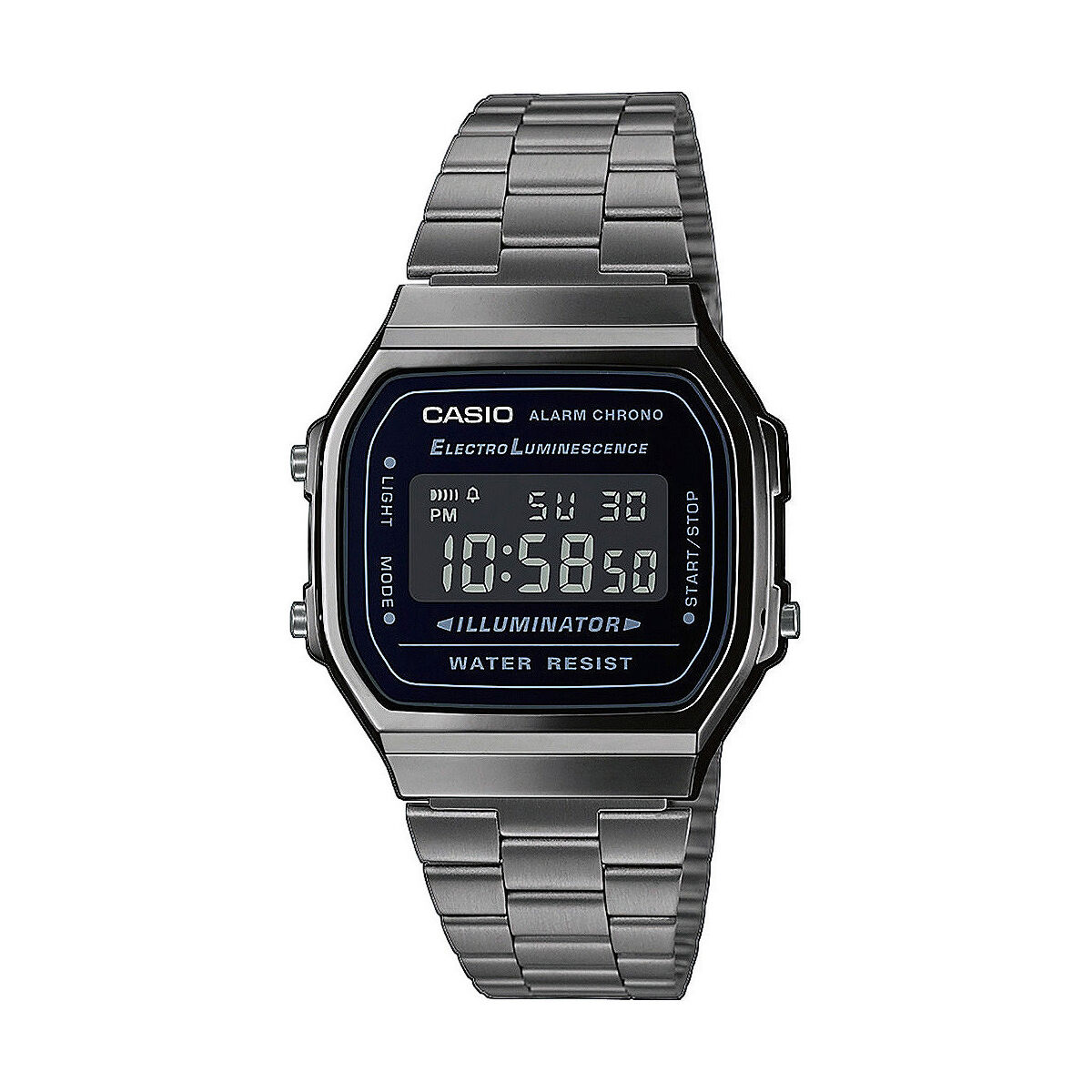 ceas barbati casio a168wegg 1bef negru argintiu (Ã 36 mm) (Ã 38 mm)
