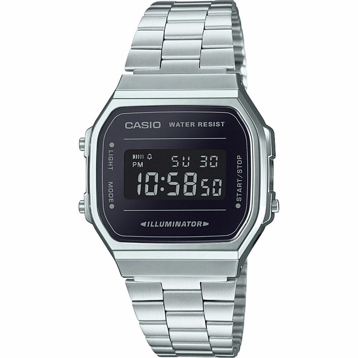 ceas barbati casio iconic black negru argintiu (Ã 36 mm) (Ã 34 mm)