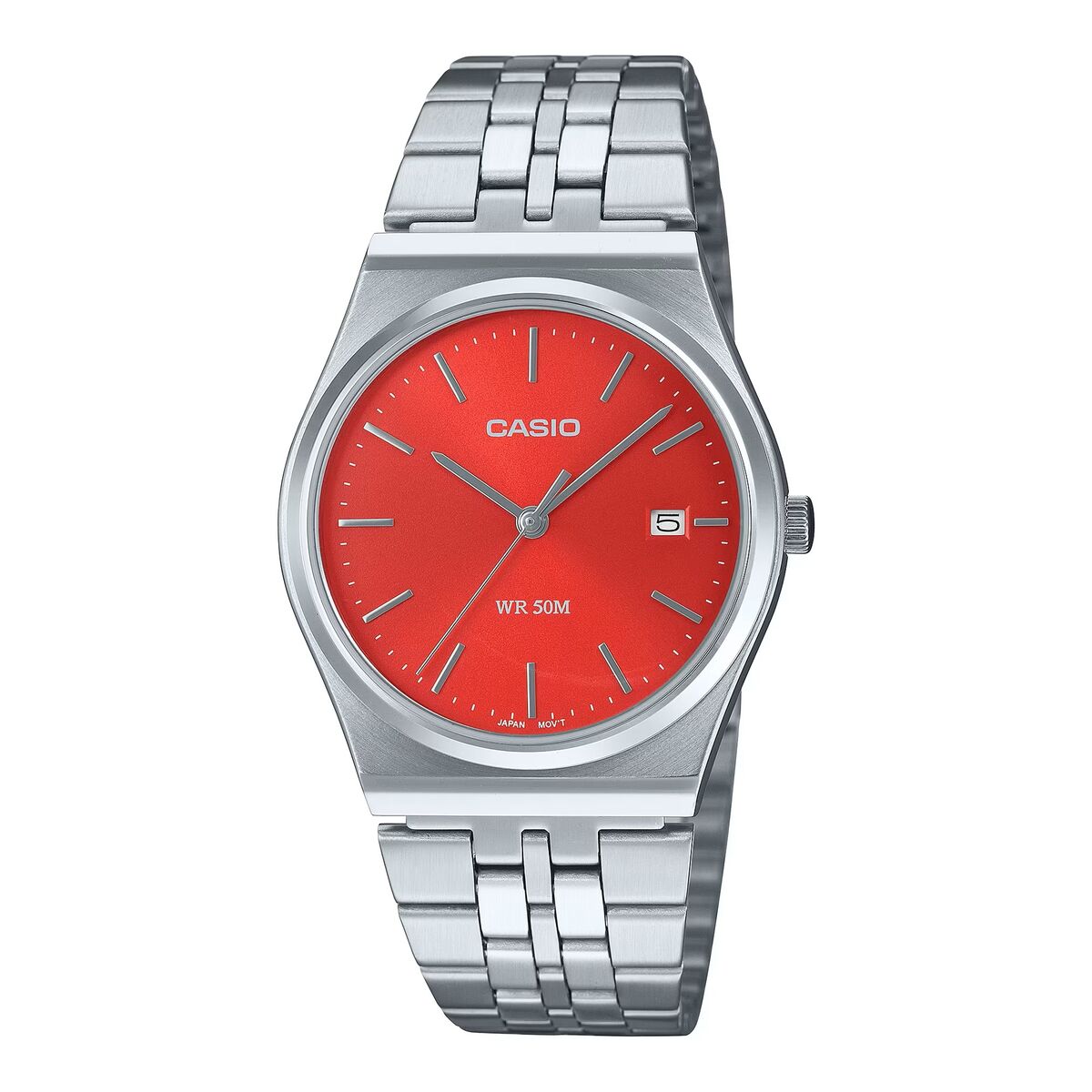 ceas barbati casio mtp b145d 4a2ve argintiu (Ã 35 mm)