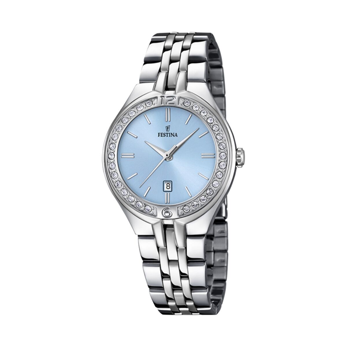 ceas barbati festina f16867/4 argintiu