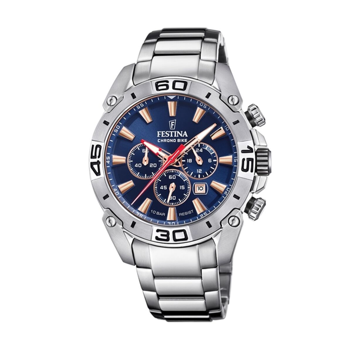 ceas barbati festina f20543/4 gri argintiu