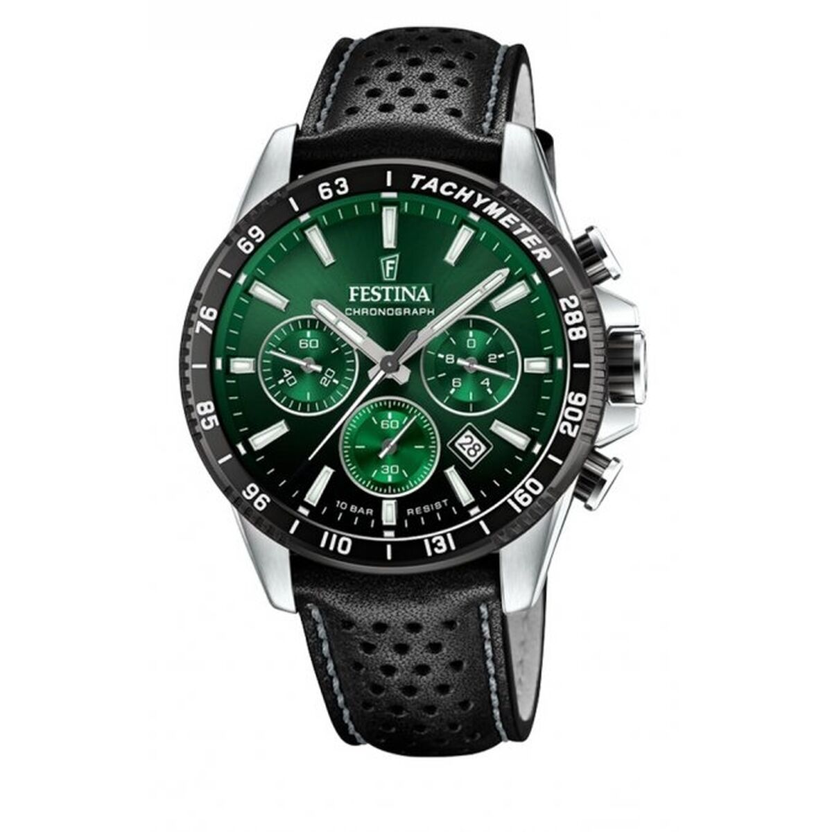 ceas barbati festina f20561/5 negru verde