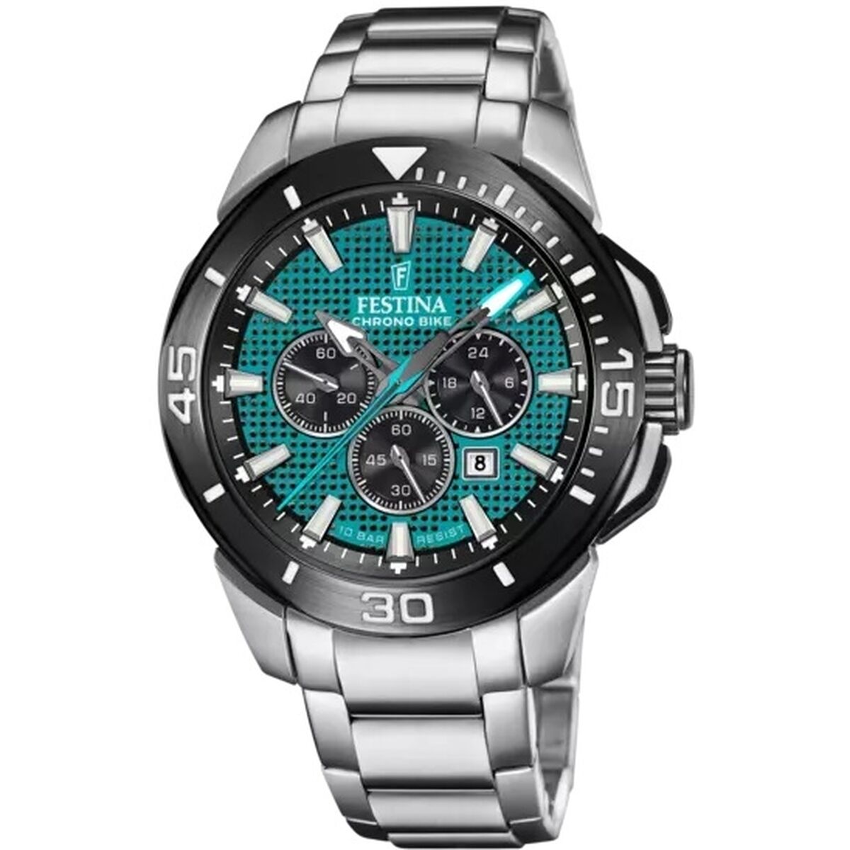 ceas barbati festina f20641/3 argintiu