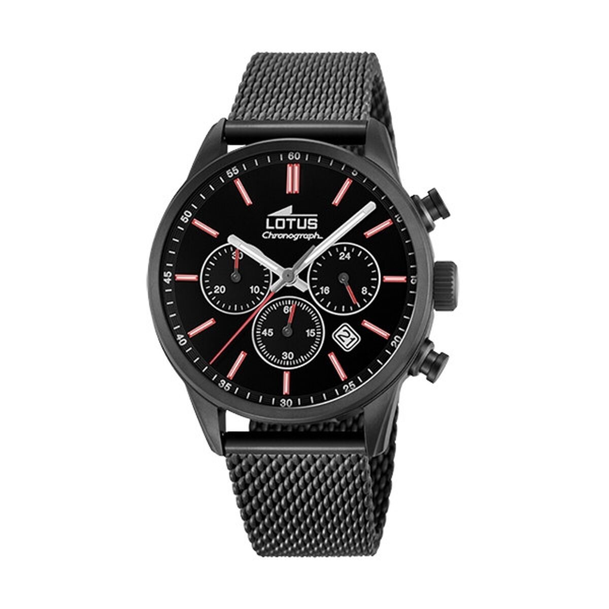 ceas barbati lotus 18700/1 negru