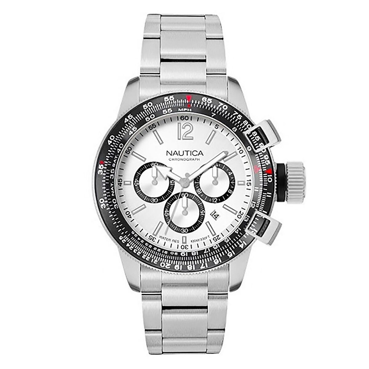 ceas barbati nautica argintiu (Ã 44 mm) (Ã 47 mm)