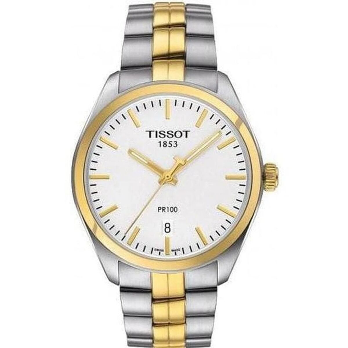 ceas barbati tissot pr100 argintiu