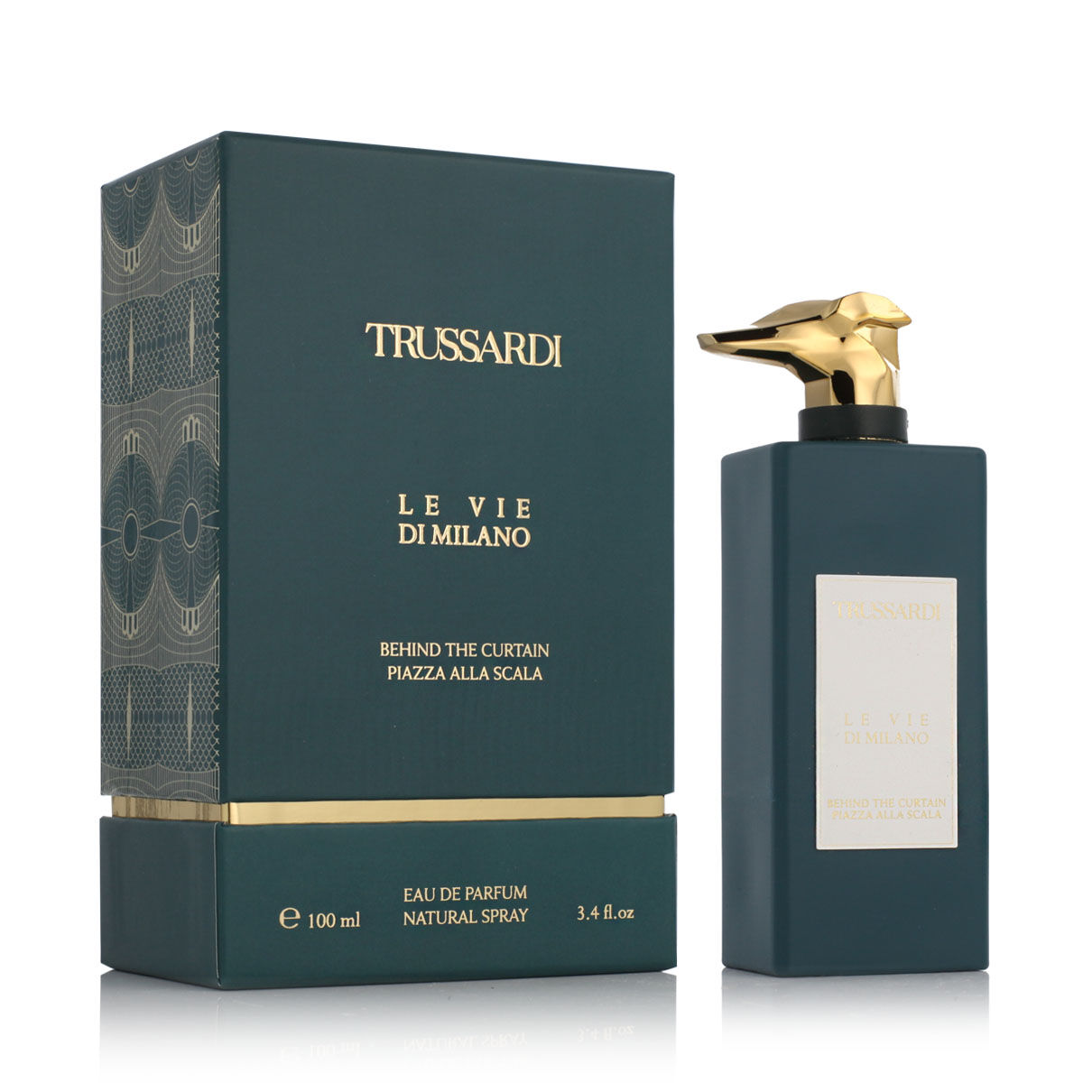 parfum unisex trussardi edp le vie di milano behind the curtain piazza alla scala 100 ml