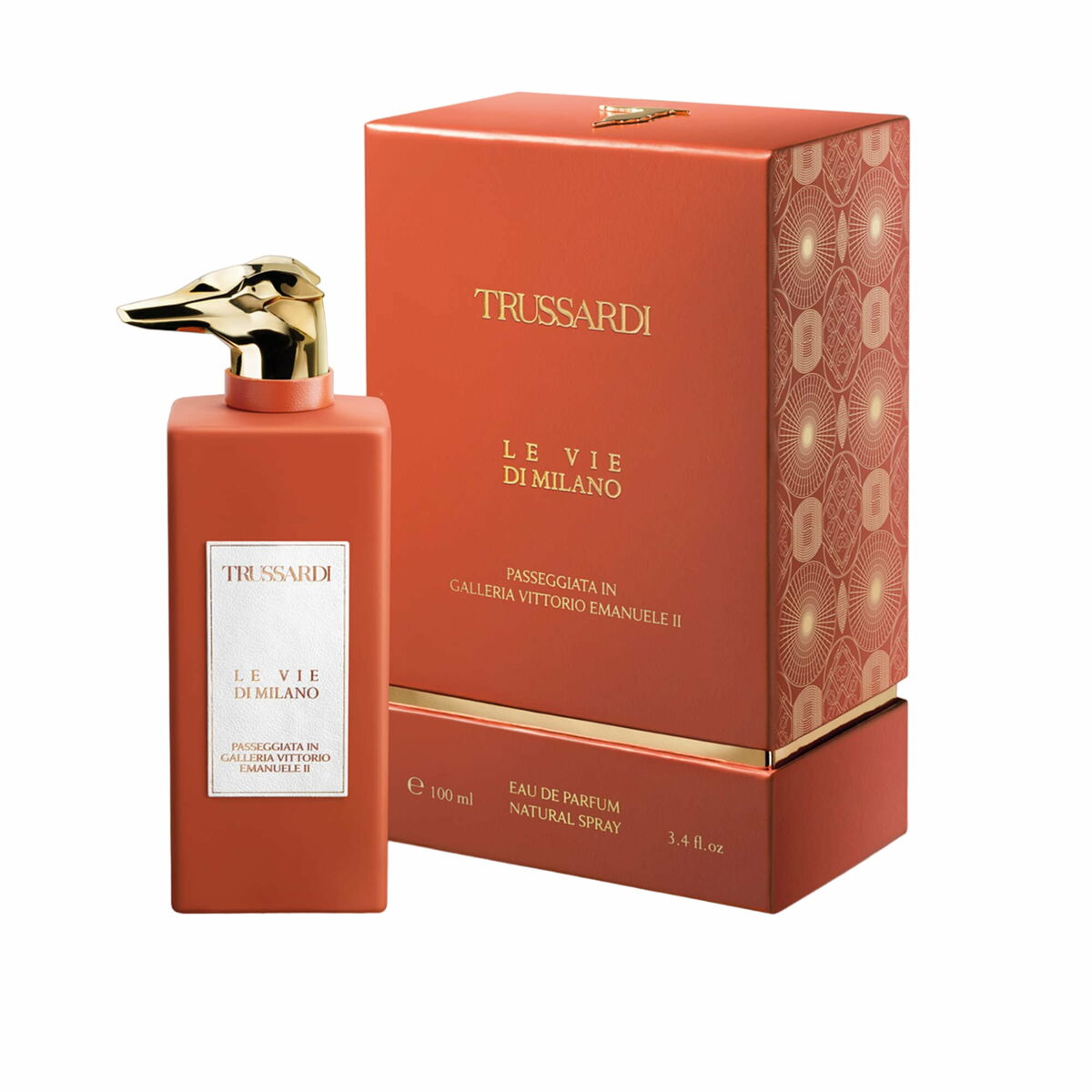 parfum unisex trussardi le vie di milano passeggiata in galleria vittorio edp 100 ml