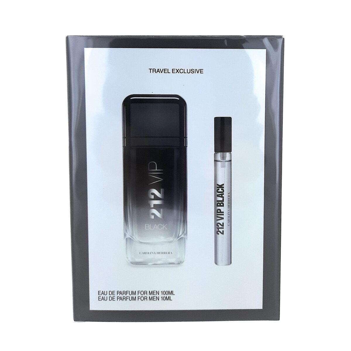 set de parfum barbati carolina herrera 212 vip black edp