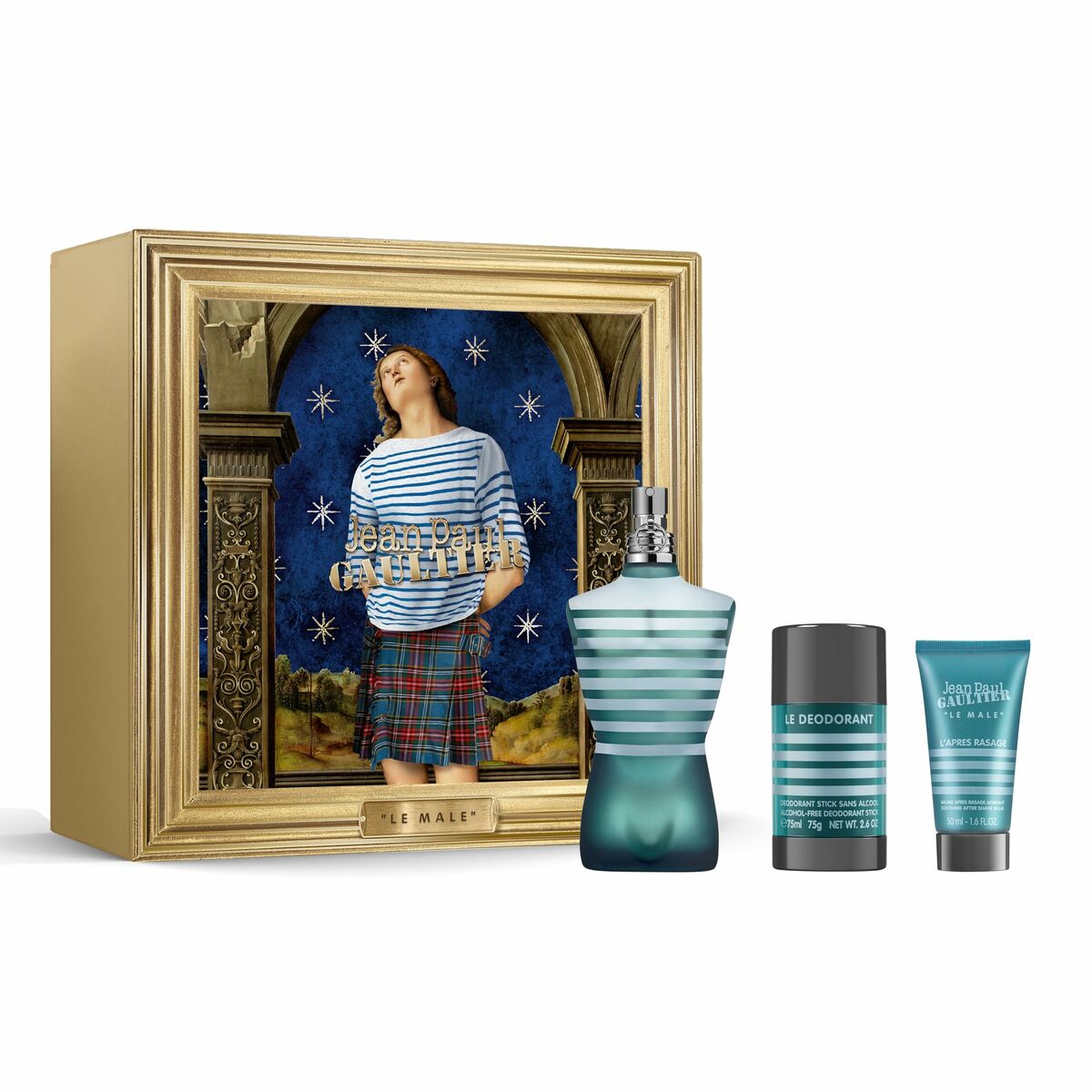 set de parfum barbati jean paul gaultier le male 3 piese
