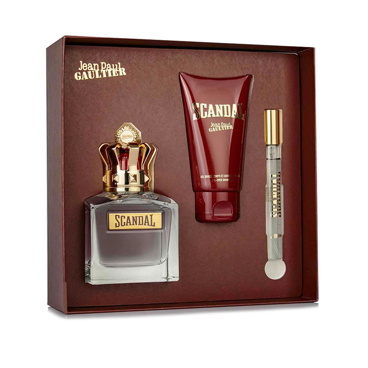 set de parfum barbati jean paul gaultier scandal pour homme