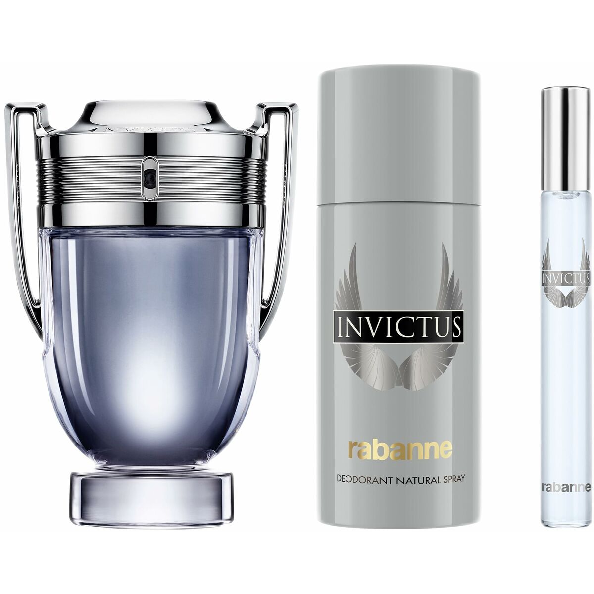 set de parfum barbati paco rabanne invictus 3 piese