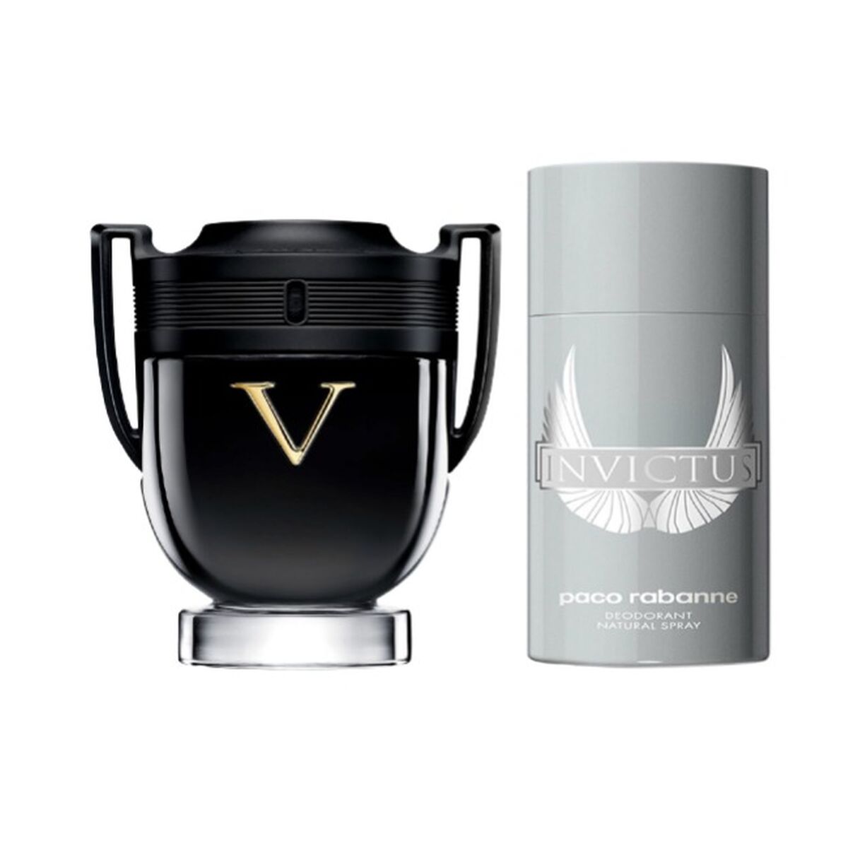 set de parfum barbati paco rabanne invictus edp 2 piese