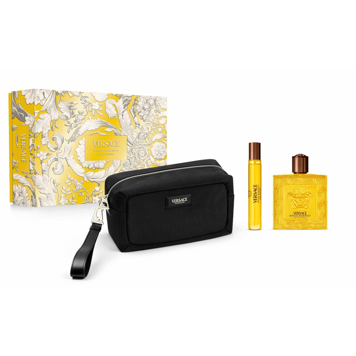 set de parfum barbati versace eros 3 piese