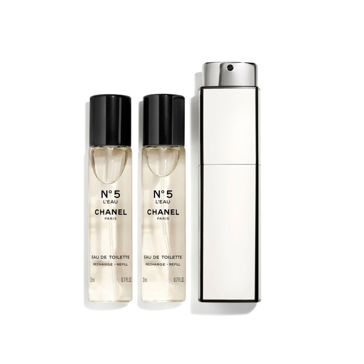 set de parfum femei chanel edt nº 5 l'eau 3 piese