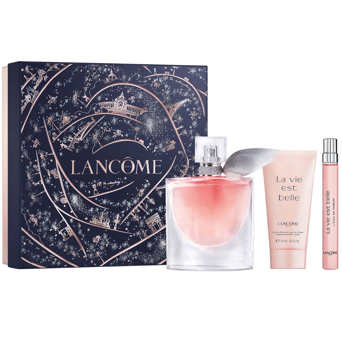 set de parfum femei lancôme la vie est belle edp 3 piese