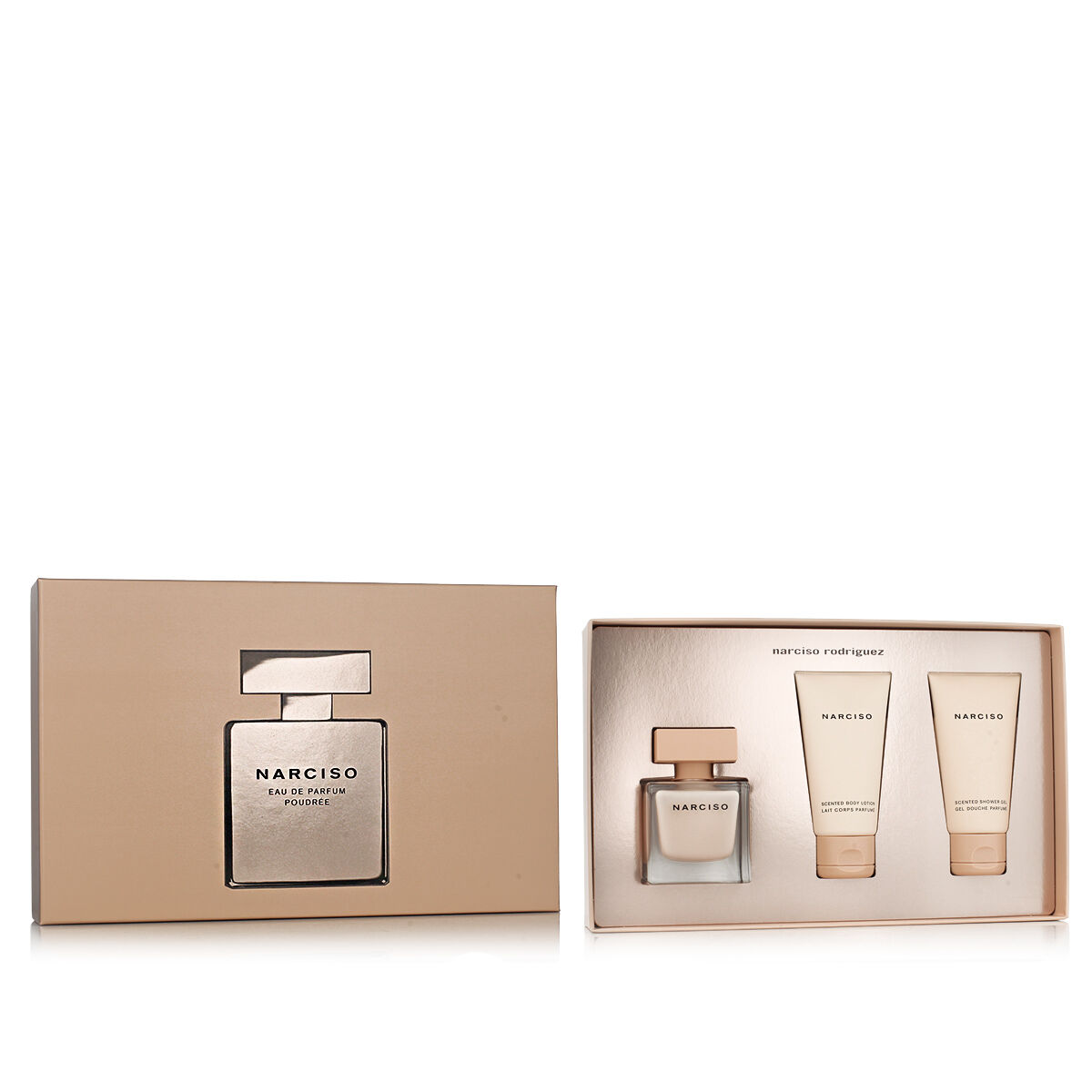 set de parfum femei narciso rodriguez narciso poudrée edp 3 piese