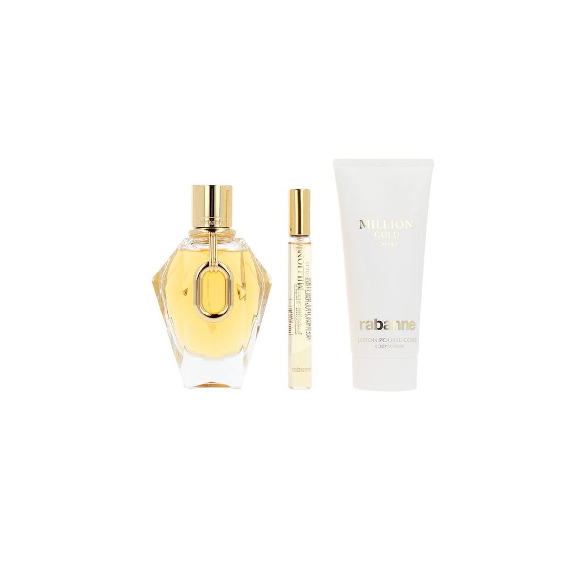 set de parfum femei paco rabanne million gold 3 piese