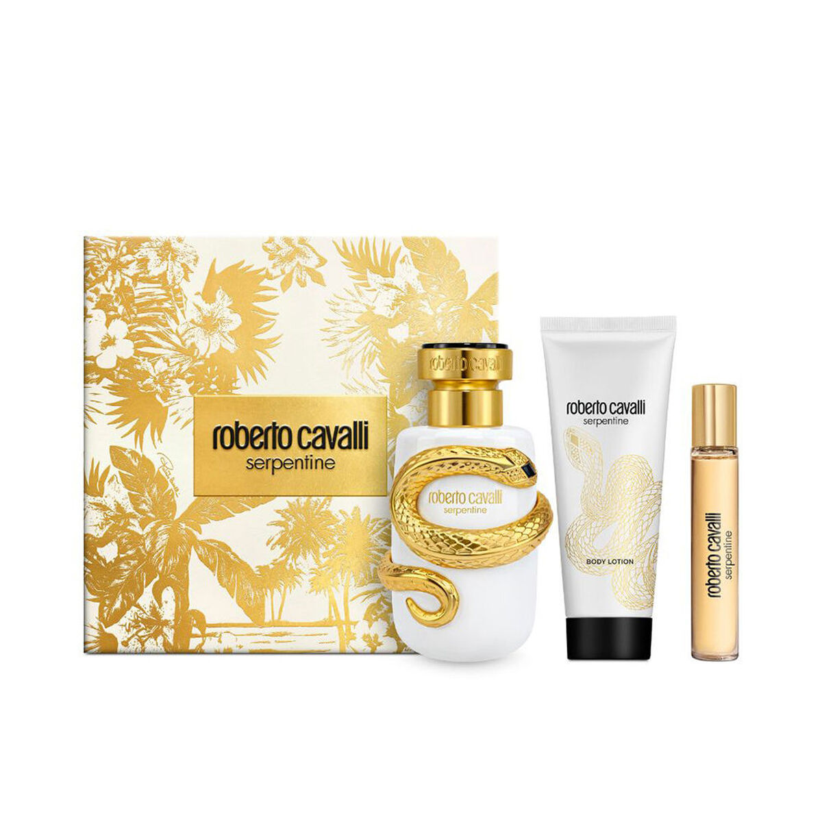 set de parfum femei roberto cavalli serpentine 3 piese