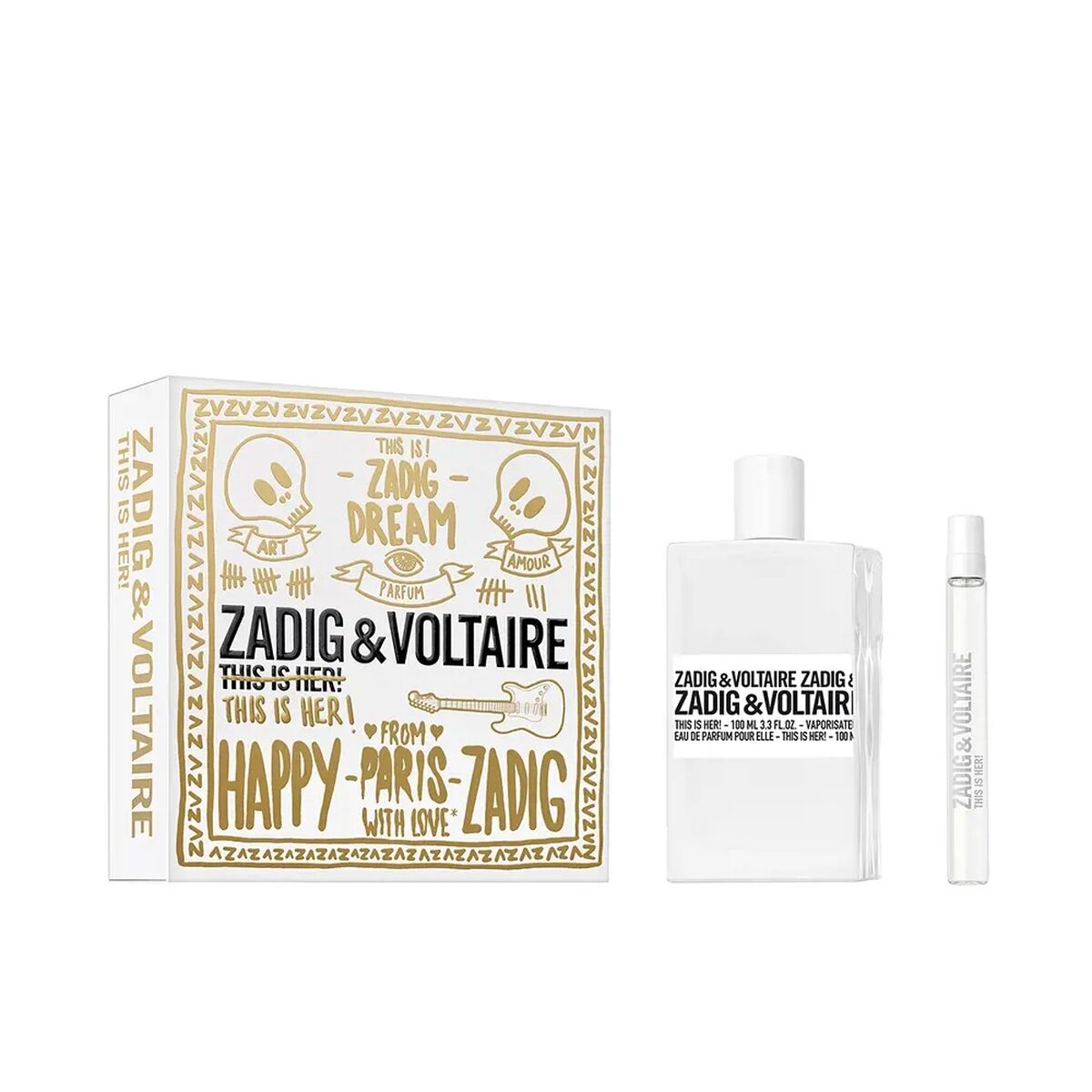 set de parfum femei zadig & voltaire this is her! 2 piese