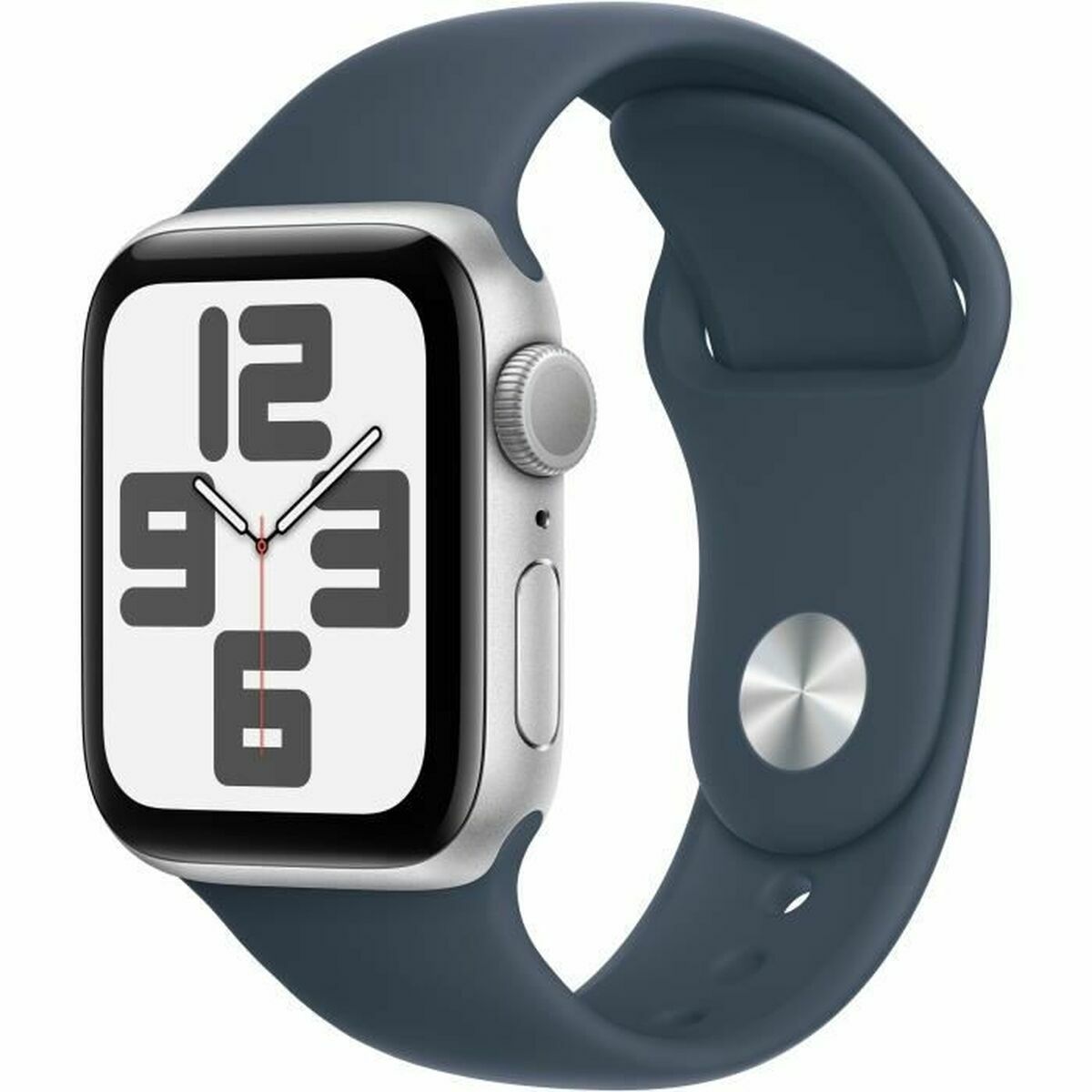 smartwatch apple watch se (2a gen) albastru argintiu 40 mm