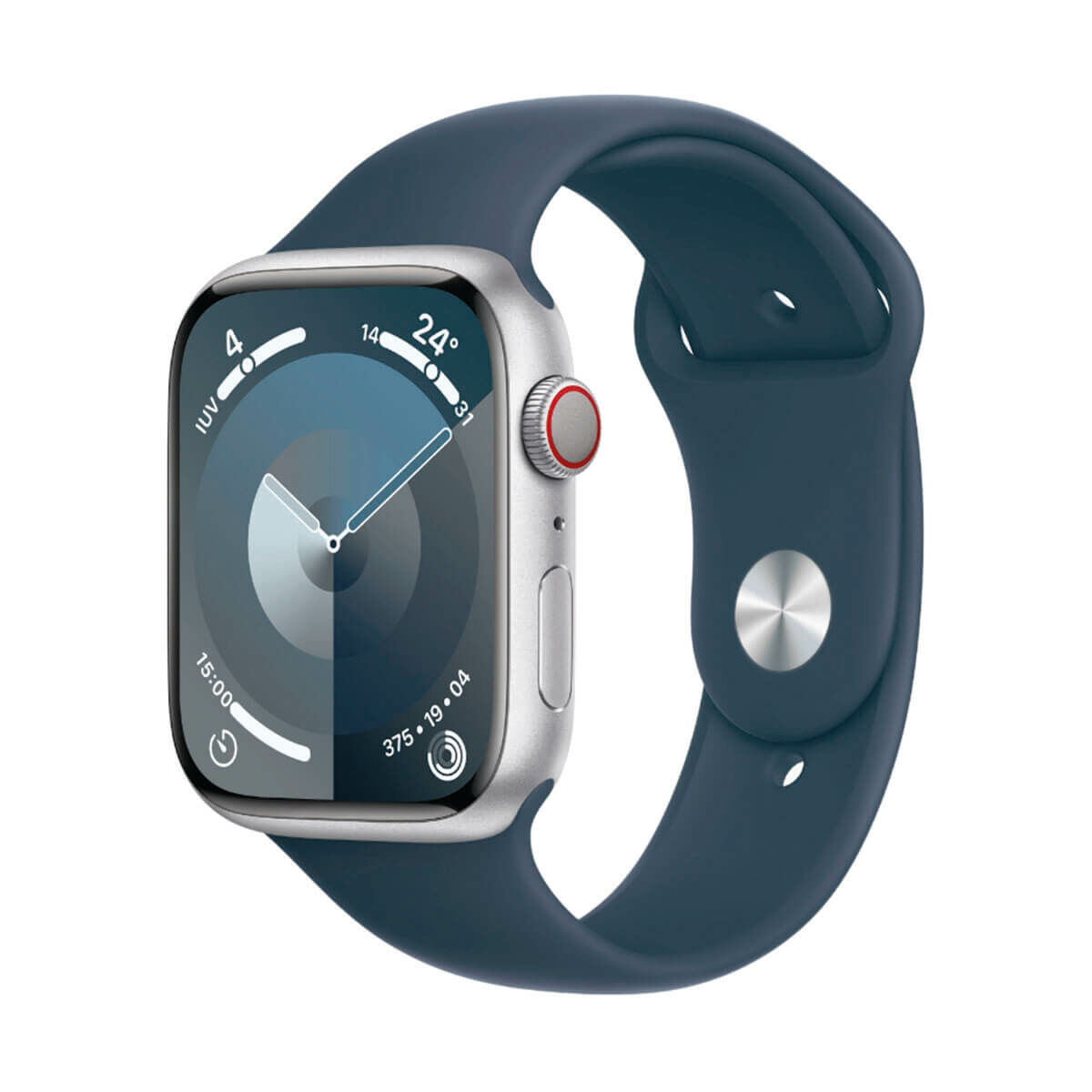 smartwatch apple watch series 9 albastru argintiu 41 mm