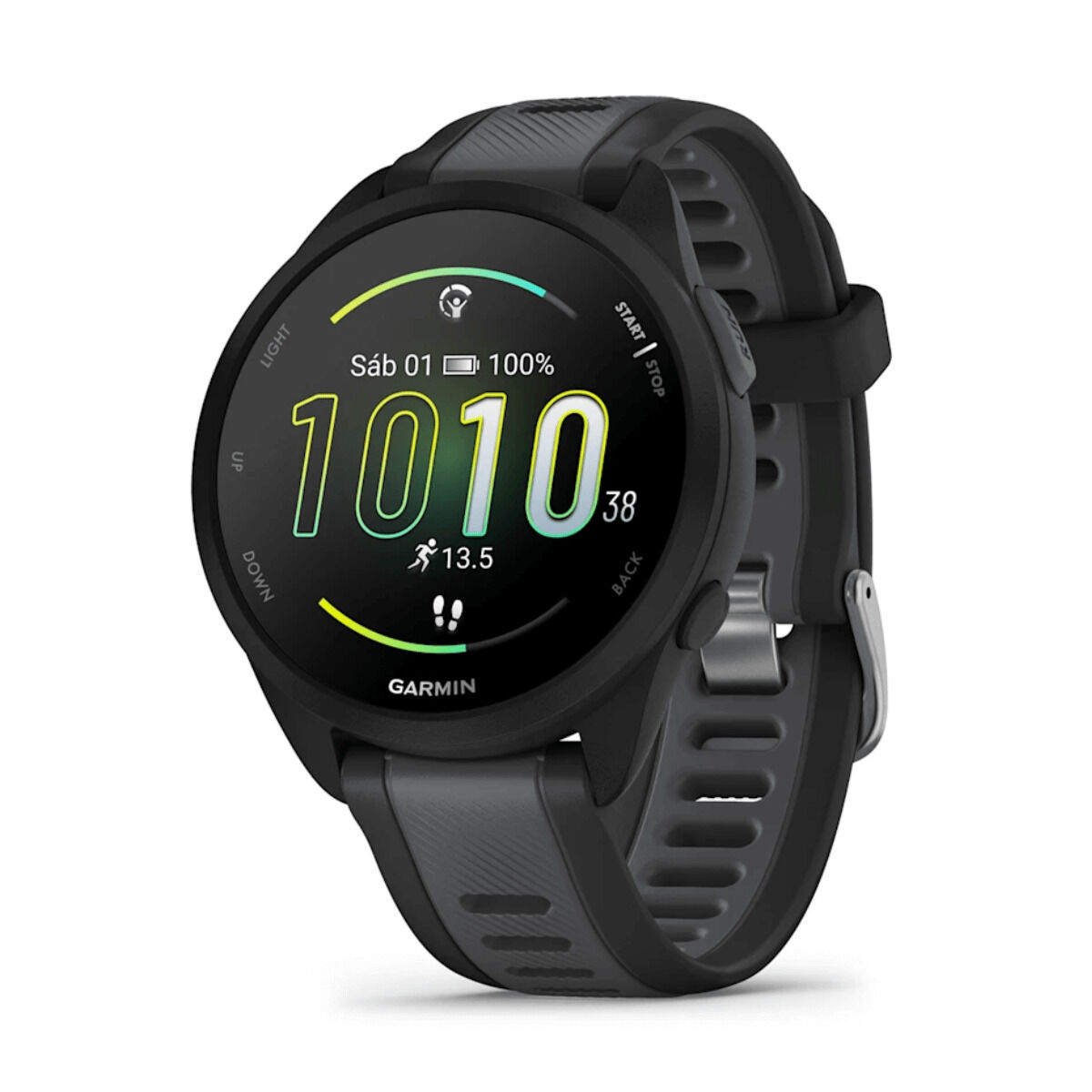 smartwatch garmin forerunner 165 music negru 1,2" 43 mm