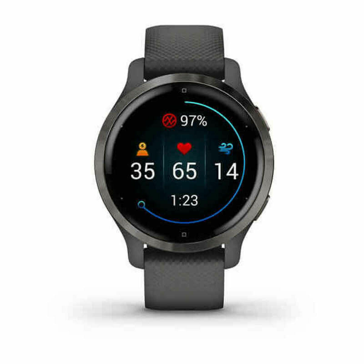 smartwatch garmin negru grafit 1,1" 40 mm (recondiționate a)