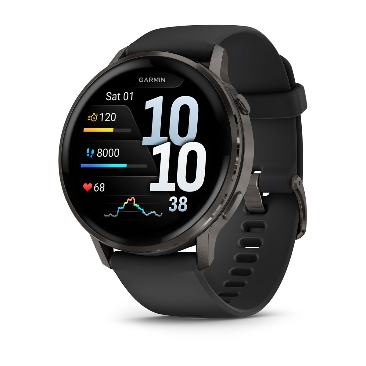 smartwatch garmin venu 4 negru 1,4" 45 mm