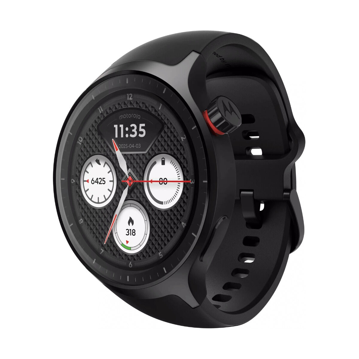 smartwatch motorola moto watch 47mm negru 1,43" 47 mm 46 mm Ø 47 mm
