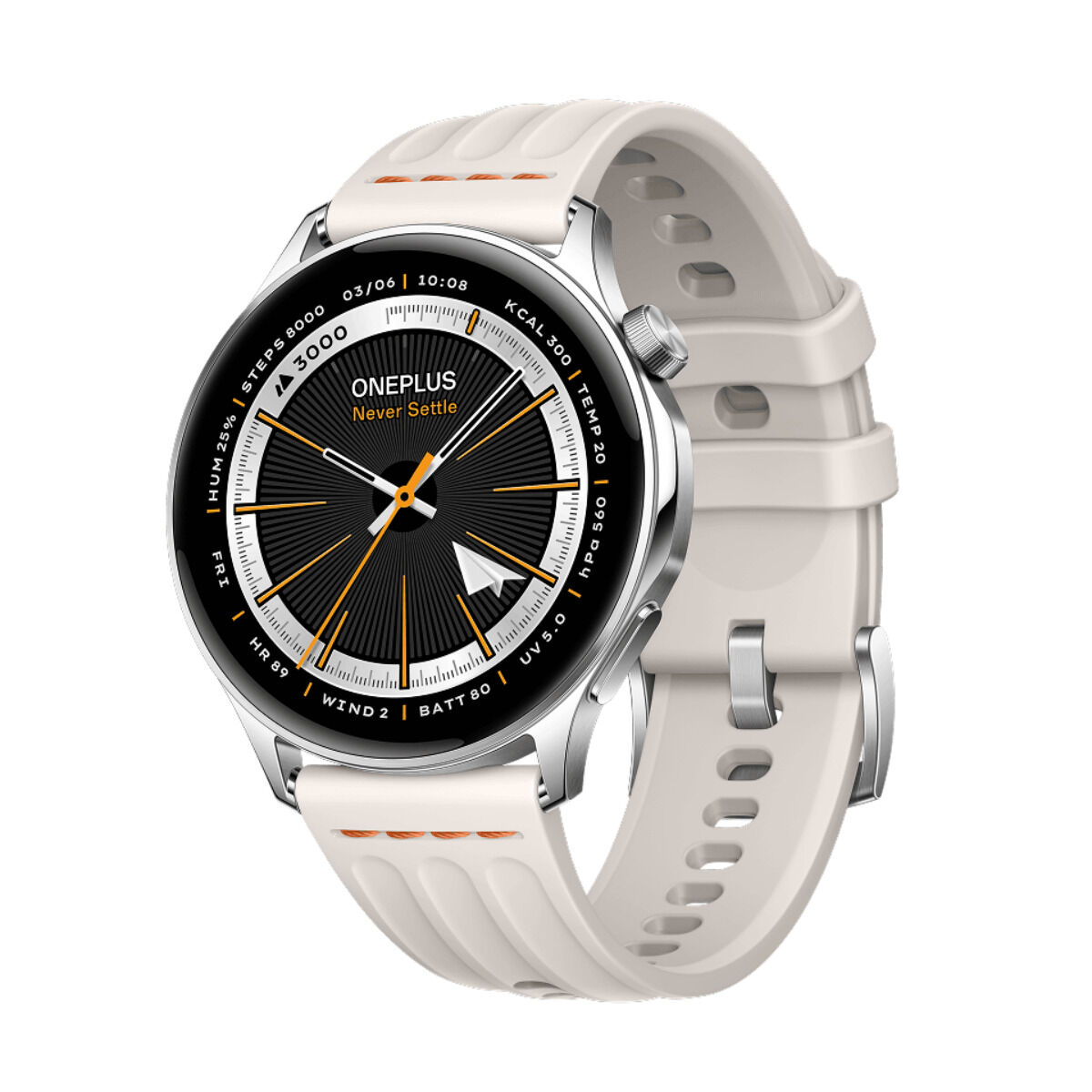 smartwatch oneplus argintiu