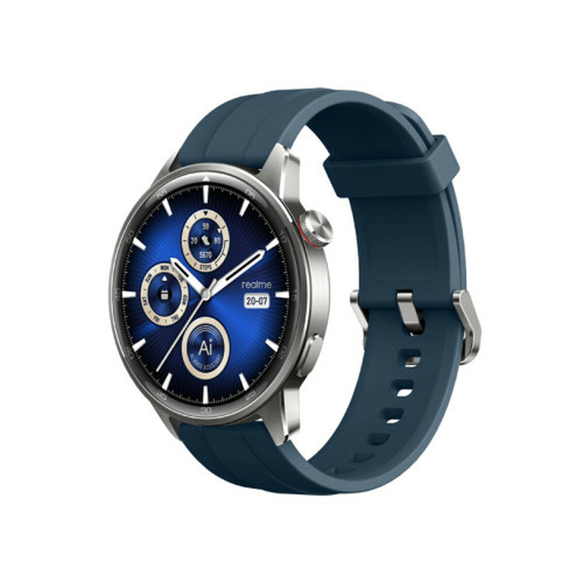 smartwatch realme s2 1,43" albastru argintiu