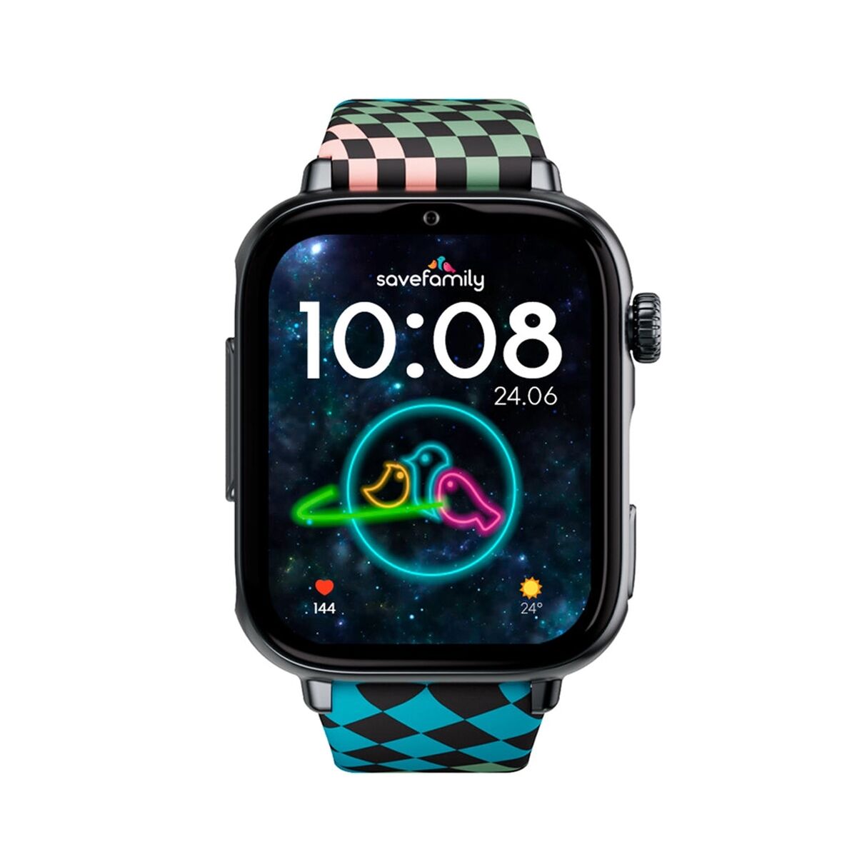 smartwatch savefamily negru